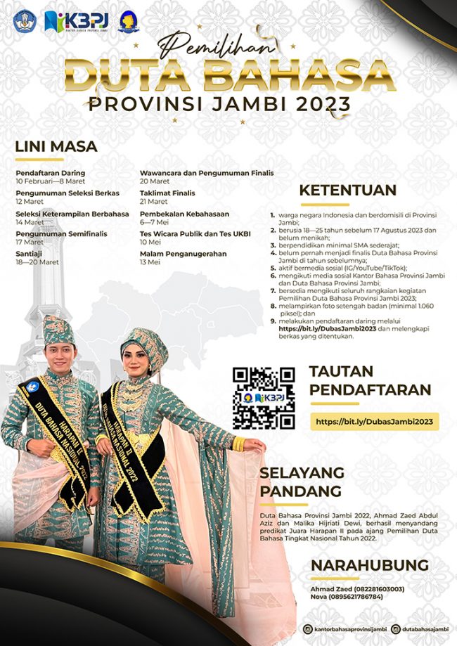 pemilihan duta bahasa jambi 2023