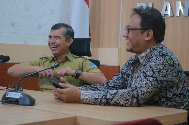 Audiensi Tim Kerja Sama Kantor Bahasa Provinsi Jambi dengan BAPPEDA Kabupaten Merangin